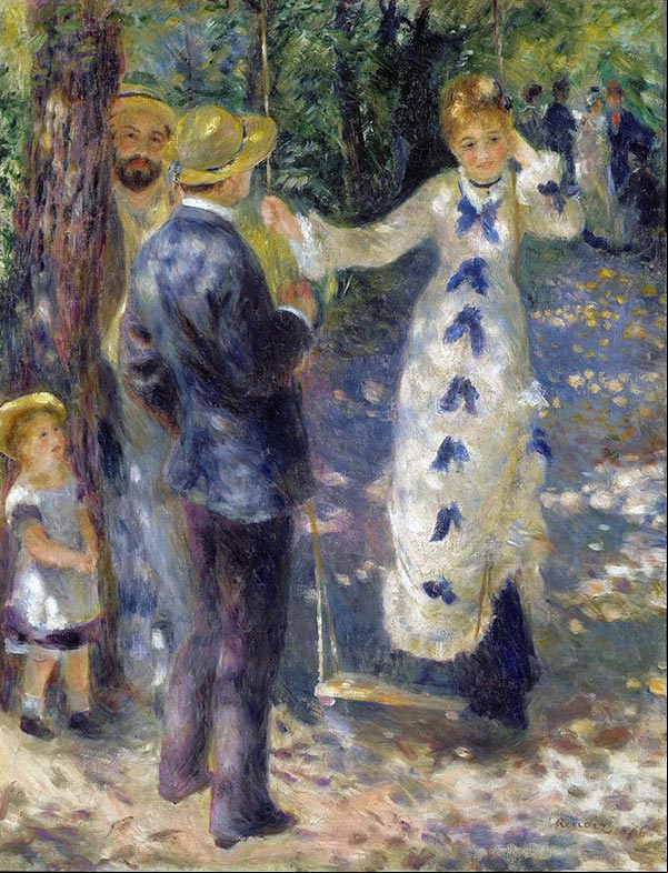 Pierre Auguste Renoir – Swing (El Columpio), 1876 Pierre Auguste Renoir – Swing (El Columpio), 1876
