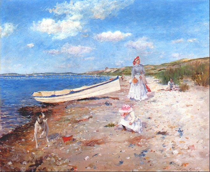 William Merritt Chase - A Sunny Day at Shinnecock Bay, 1892 William Merritt Chase - A Sunny Day at Shinnecock Bay, 1892