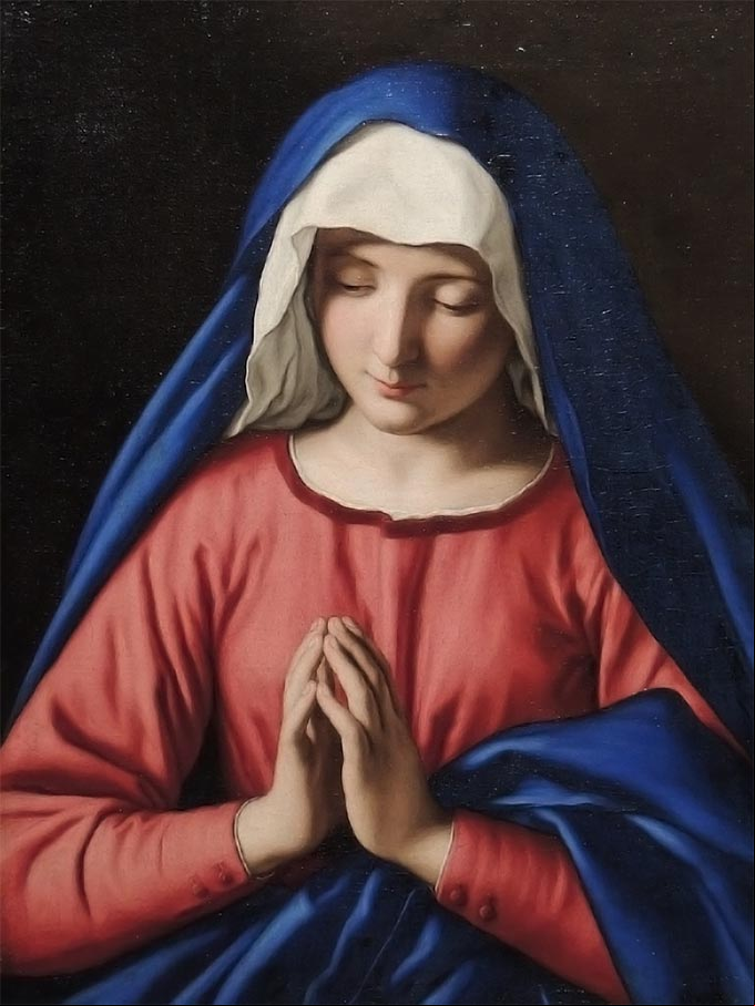 The Virgin in Prayer (La Virgen Maria rezando) - Giovanni Battista The Virgin in Prayer (La Virgen Maria rezando) - Giovanni Battista