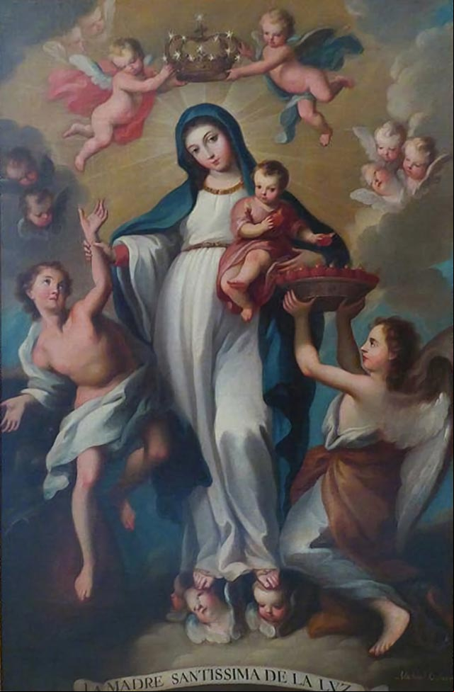 Imagen de la Virgen de la Luz Imagen de la Virgen de la Luz