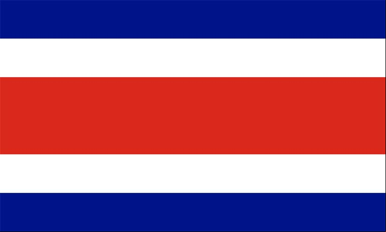 Imagen de la Bandera de Costa Rica Imagen de la Bandera de Costa Rica