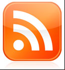 Icono y logotipo del servicio de fuentes de noticias RSS