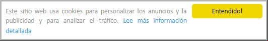 Aviso de Cookies del sitio web NorfiPC