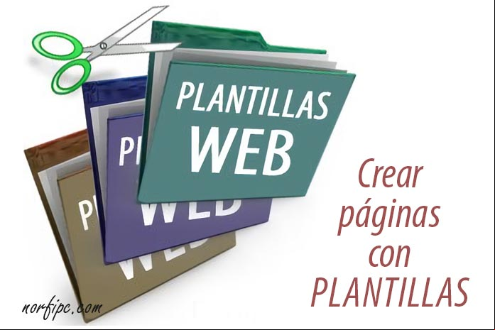 Crear páginas web usando plantillas prediseñadas