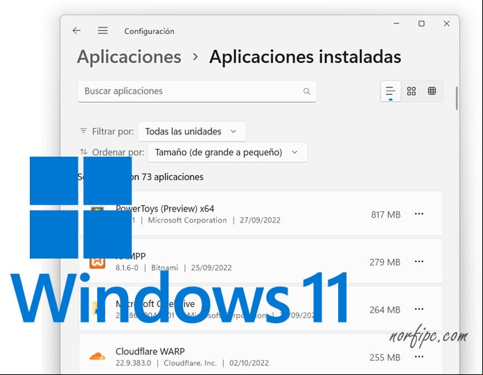 Aplicaciones y programas que instalo y uso en Windows 11