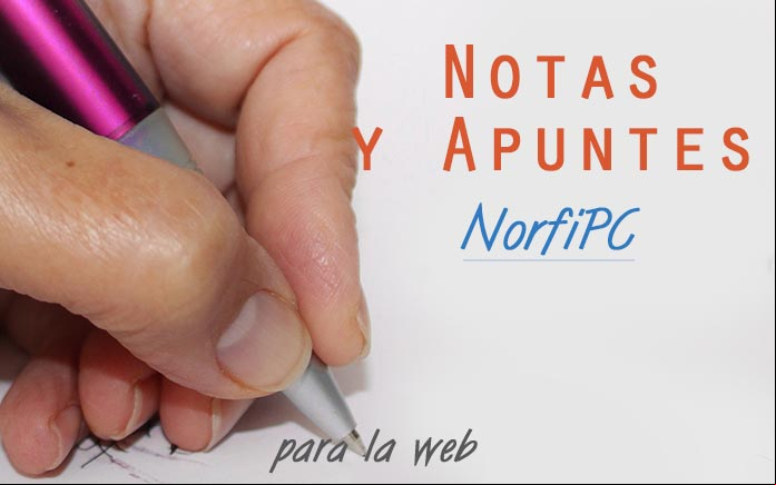 Notas y apuntes de Norfi Carrodeguas para la web Notas y apuntes de Norfi Carrodeguas para la web